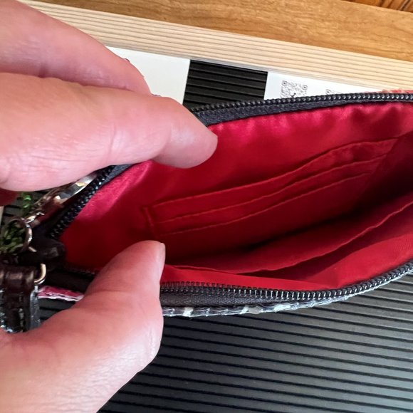 Vera Bradley Cheery Blossoms Shimmer Wristlet - Picture 5 of 11